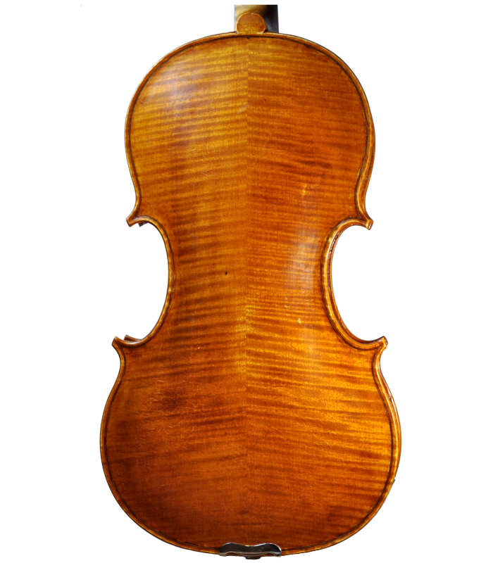Back view of violin made by Jedidjah - 2015/2019