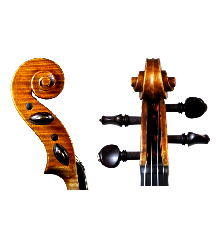 Scrolls of violin made by Jedidjah - 2015/2019